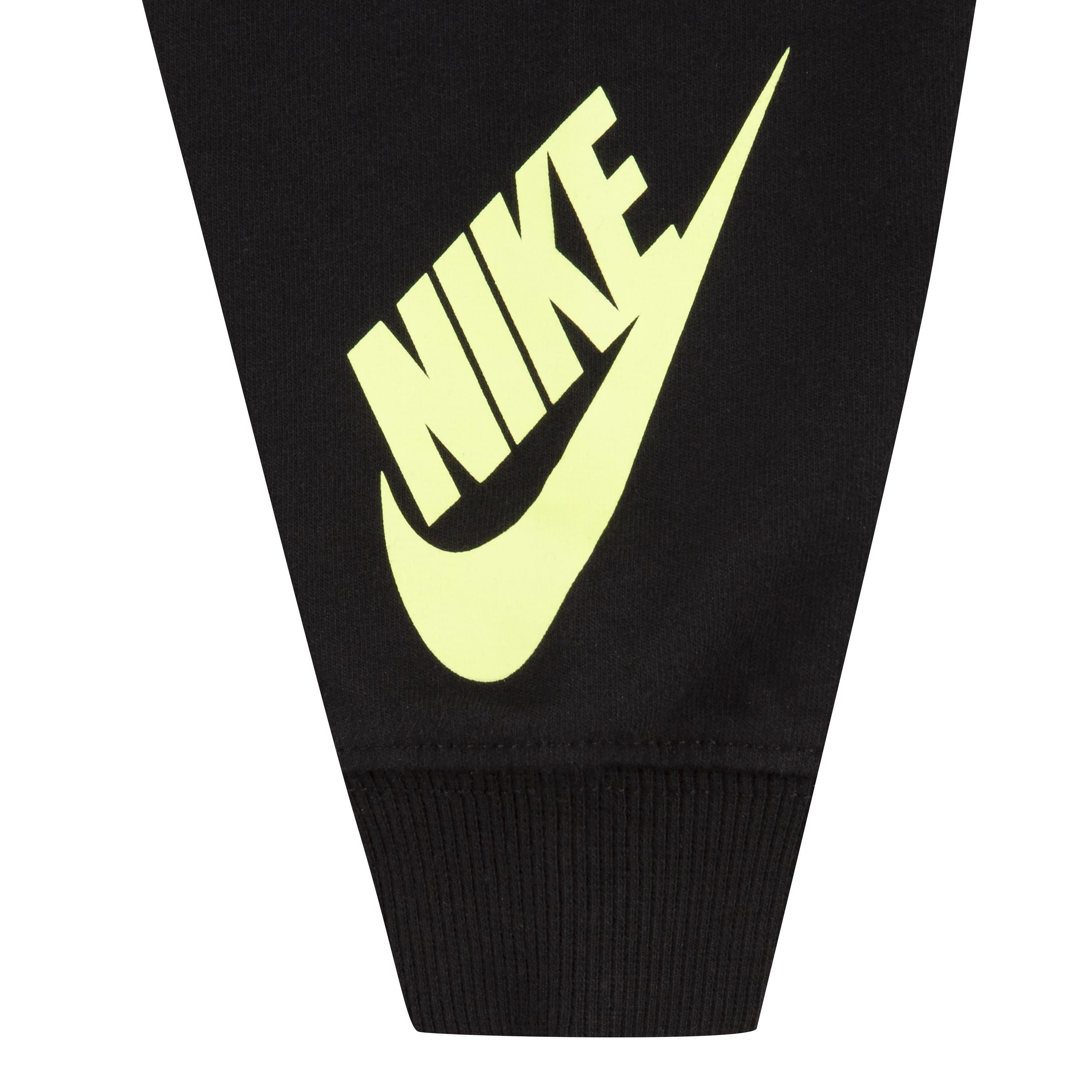 (Set, 3-tlg) Erstausstattungspaket TOSS Nike Sportswear FZ SET JDI 3PC grau-schwarz-weiß PANT