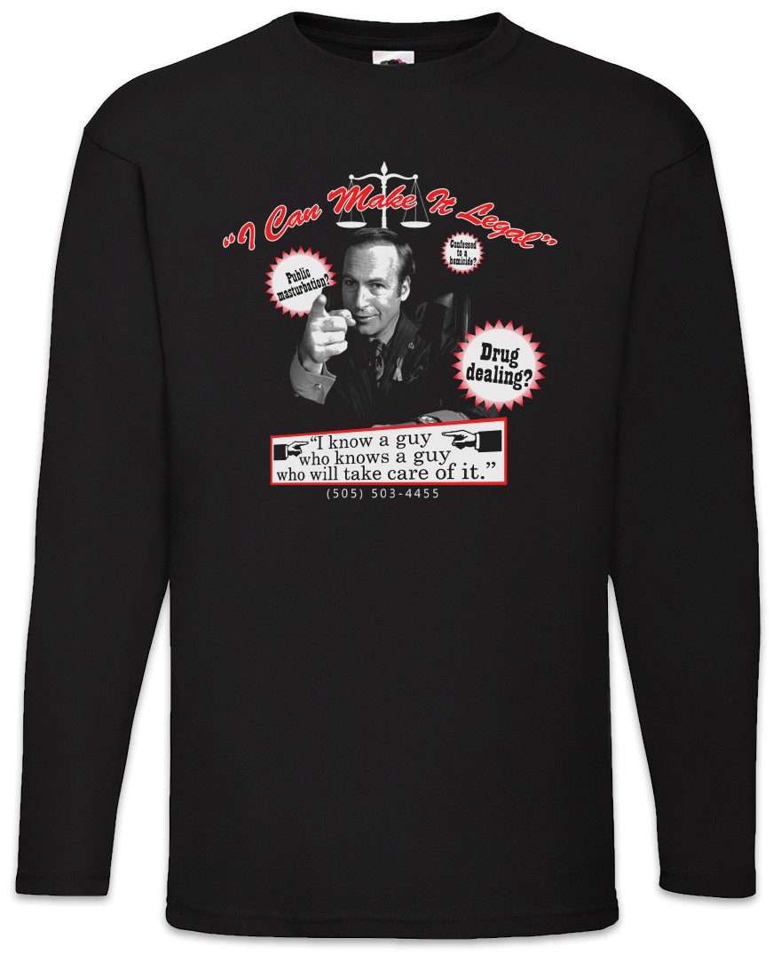 Langarmshirt I Can Make It Legal Langarm T-Shirt Breaking Better TV Lawyer Anwalt