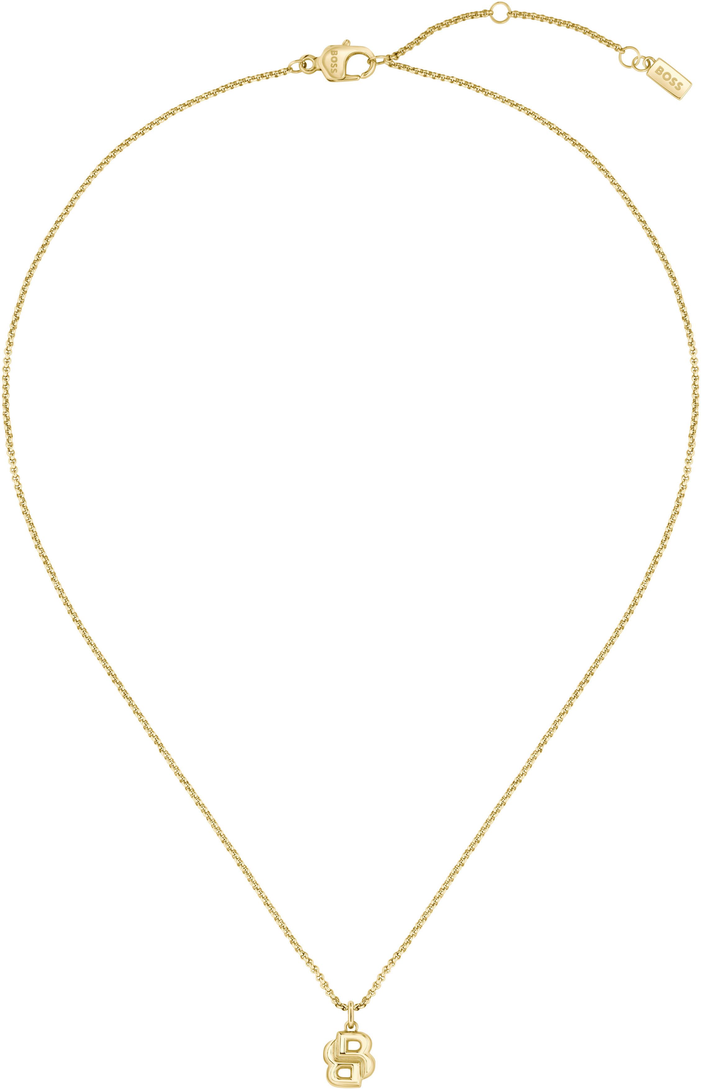 BOSS Kette mit Anhänger DOUBLE B PETIT,... BOSS Kette mit Anhänger DOUBLE B PETIT,...