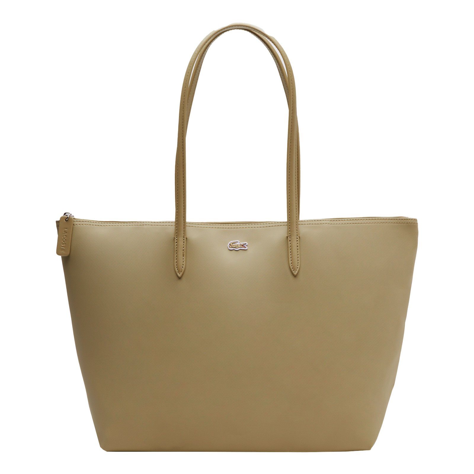 Lacoste Handtasche Damen Shopping Bag, mit kultigem Krokodillogo L37 brindille