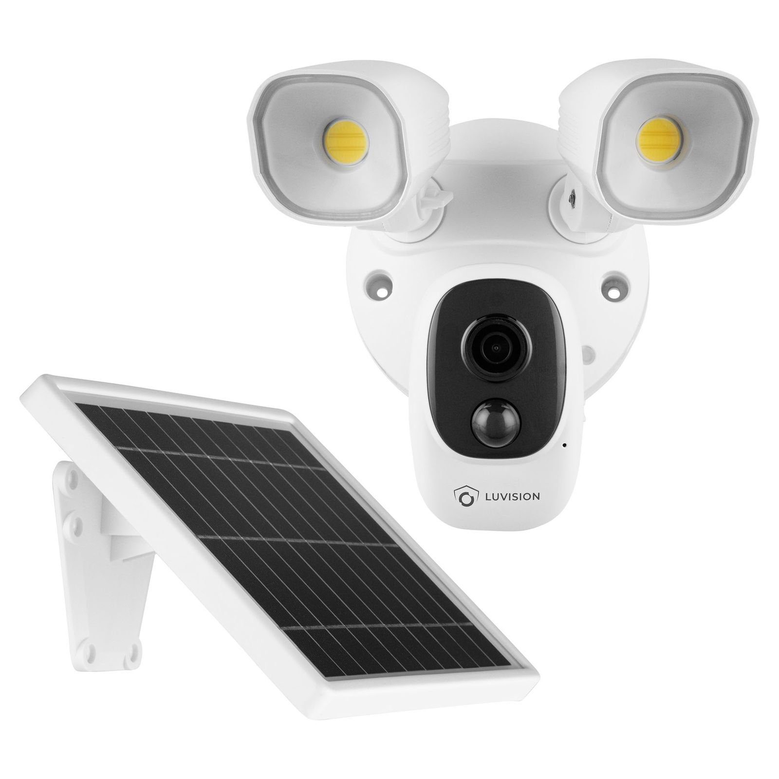 LUVISION »LV-G-2027« Überwachungskamera (Außenbereich, Kabellose WLAN Solar  IP Kamera mit Solarpanel LED Flutlicht Lampe & Bewegungsmelder) online  kaufen | OTTO
