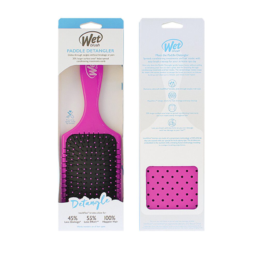 The Wet Brush Haarbürste Paddle Detangler Pink