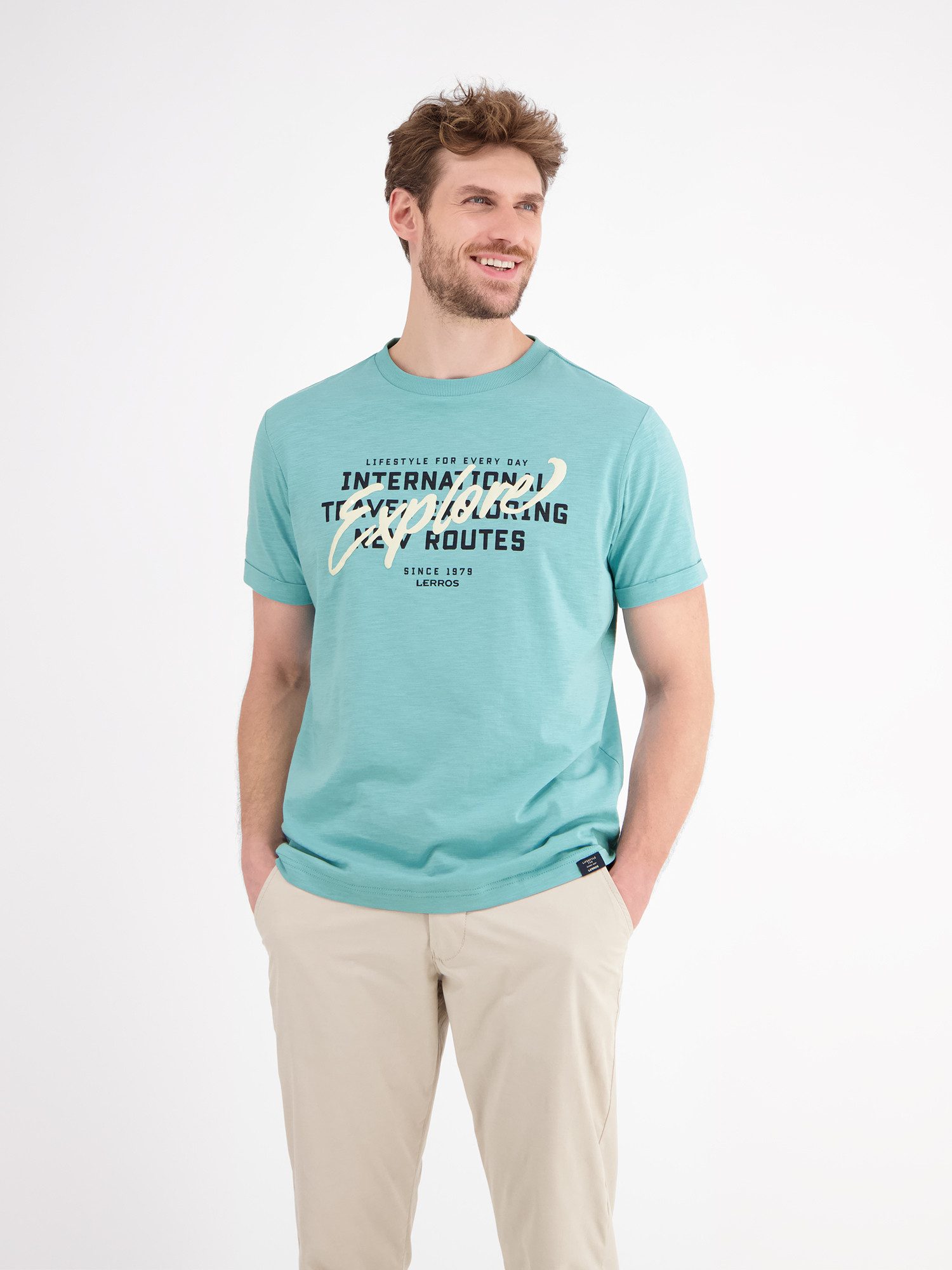 LERROS T-Shirt LERROS Herren Jersey T-Shirt günstig online kaufen