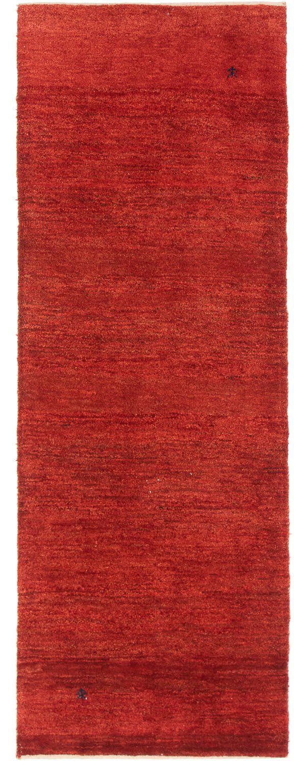 morgenland, 18 Höhe: Teppich Wollteppich rechteckig, rot, handgeknüpft handgeknüpft Gabbeh mm,