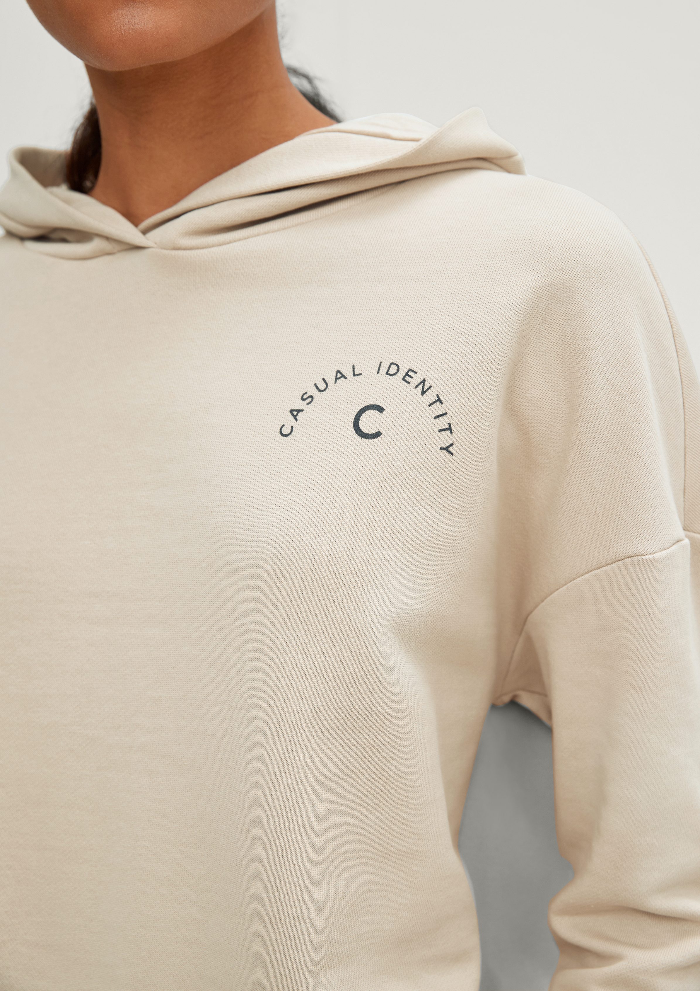 casual Lockerer Sweatshirt identity comma Kapuzensweater