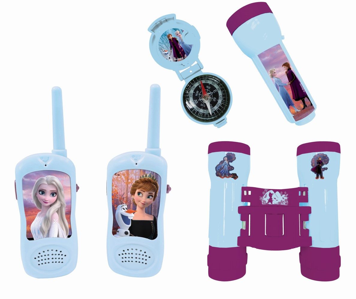 Lexibook® Walkie Talkie Disney Frozen Die Eiskönigin Abenteuerset mit 2 Walkie Talkies Elsa