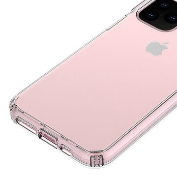 CoverKingz Handyhülle Hülle für Apple iPhone 11 Pro Max [6,5 Zoll] Handyhülle Hybrid Case 16,5 cm (6,5 Zoll), Handyhülle Schutzhülle Transparent Hybrid Silikonhülle Bumper