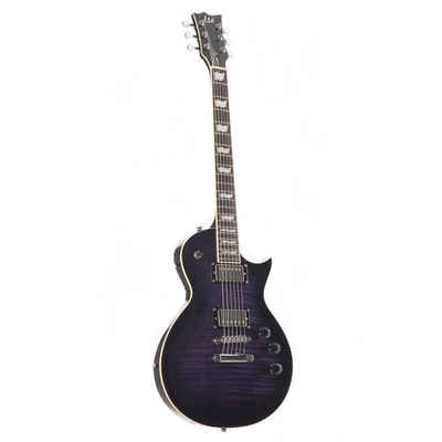 ESP E-Gitarre, LTD EC-256FM See Thru Purple Sunburst, LTD EC-256FM See Thru Purple Sunburst - Single Cut E-Gitarre