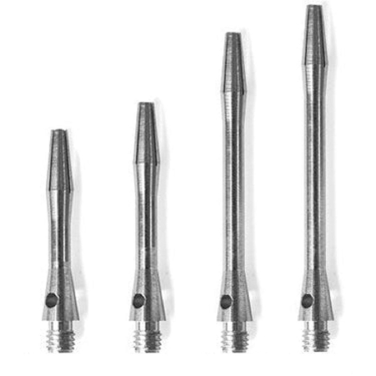 Dartpfeil Alloy Shafts Silber X/Short 3er Pack langlebige Aluminium-Dartschäfte