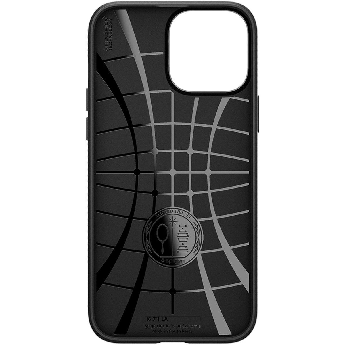 Spigen Backcover Spigen Liquid Air™ Backcover Apple iPhone 13 Pro - Schwarz