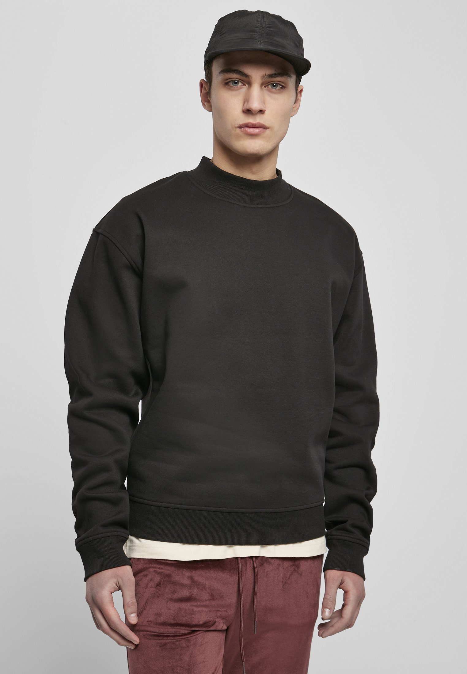 Mock Crew CLASSICS (1-tlg), UC Neck Men Herren Kapuzenpullover URBAN