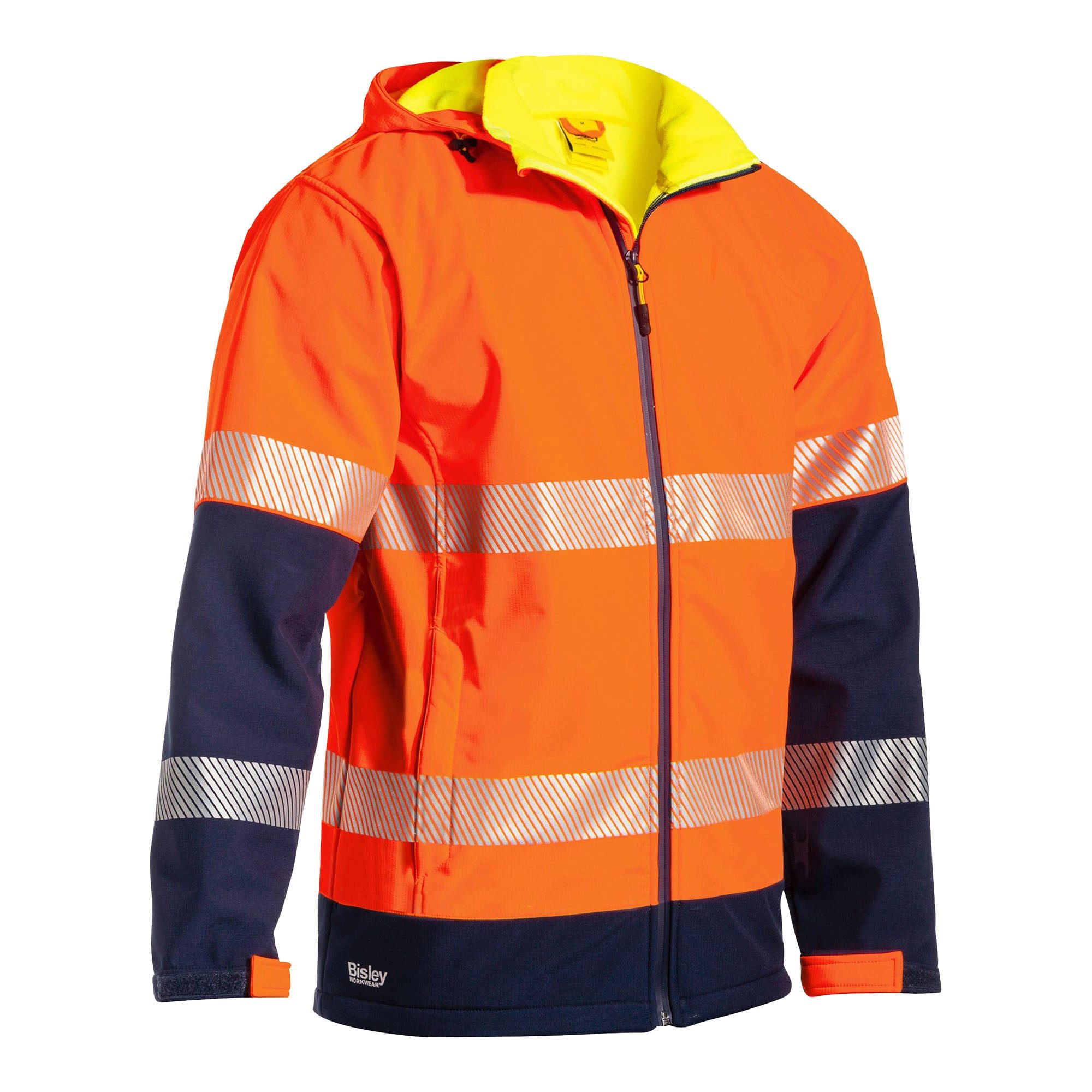 Arbeitsjacke BISLEY MARRICK HI VIS Softshelljacke