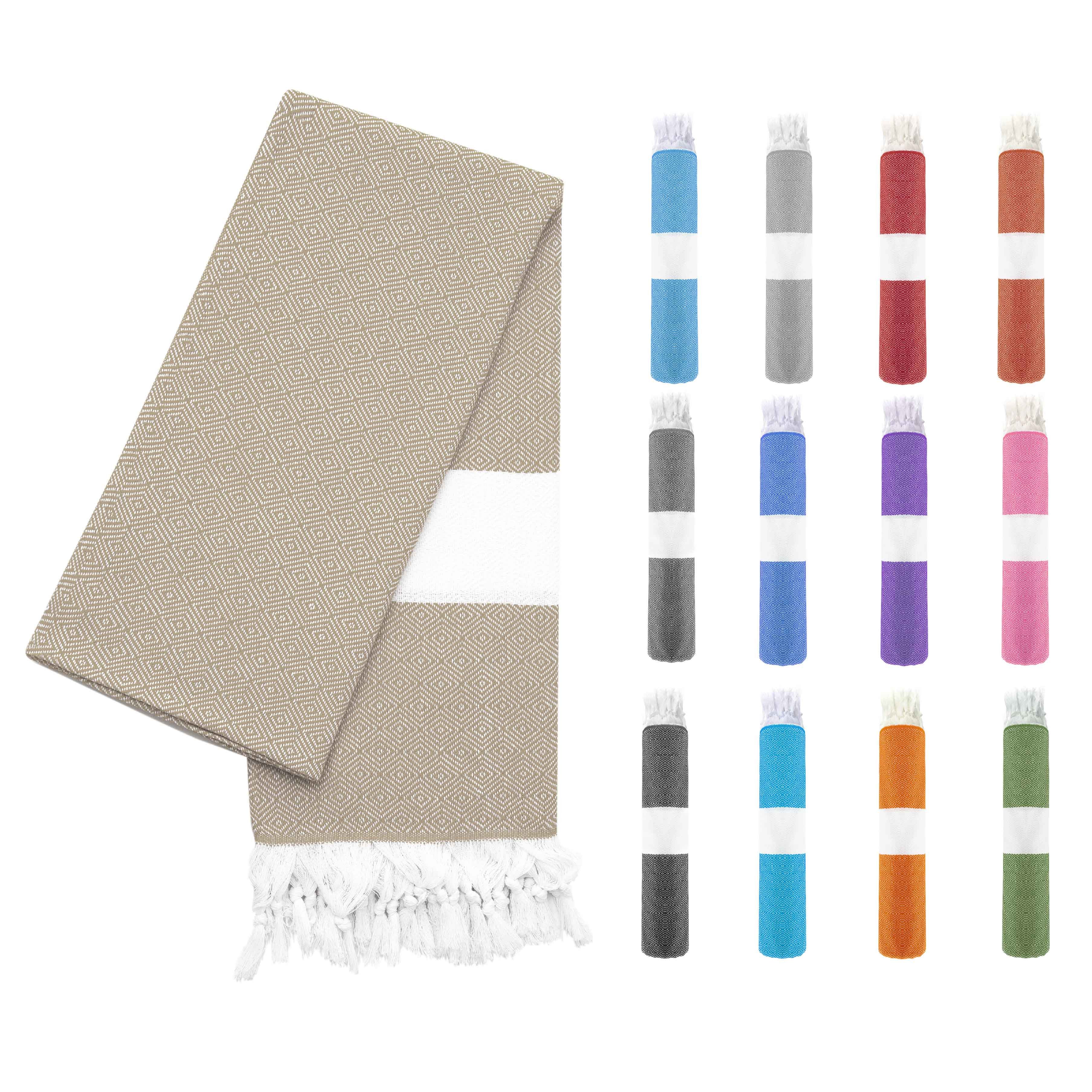 Turquoise Home Strandtuch Ecoluxe Hamamtuch 100x200cm günstig online kaufen