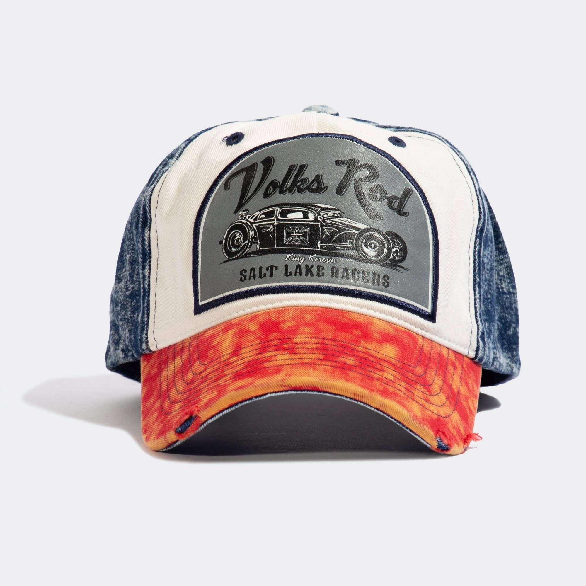 KingKerosin Baseball Cap Volks Rod (1-St) im Used-Look