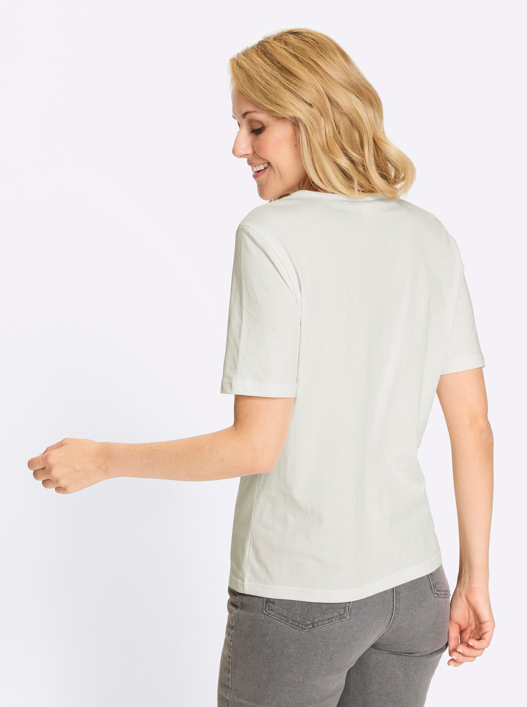 Sieh an! T-Shirt Kurzarm-Shirt Kurzarm – Bild 2 von 5