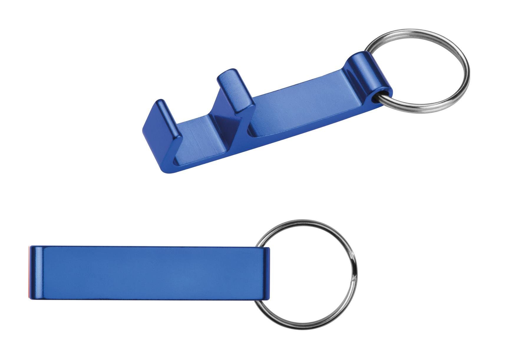 Schlüsselanhänger 10x Schlüsselanhänger / mit Flaschenöffner / Farbe: blau