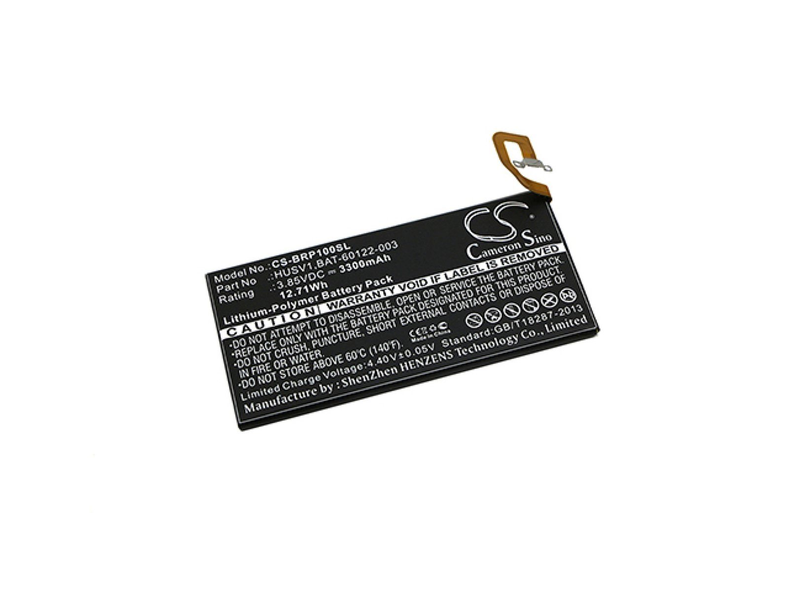 Akku Powery 3300 V) STV100-4 Smartphone-Akku (3.85 mAh Blackberry für