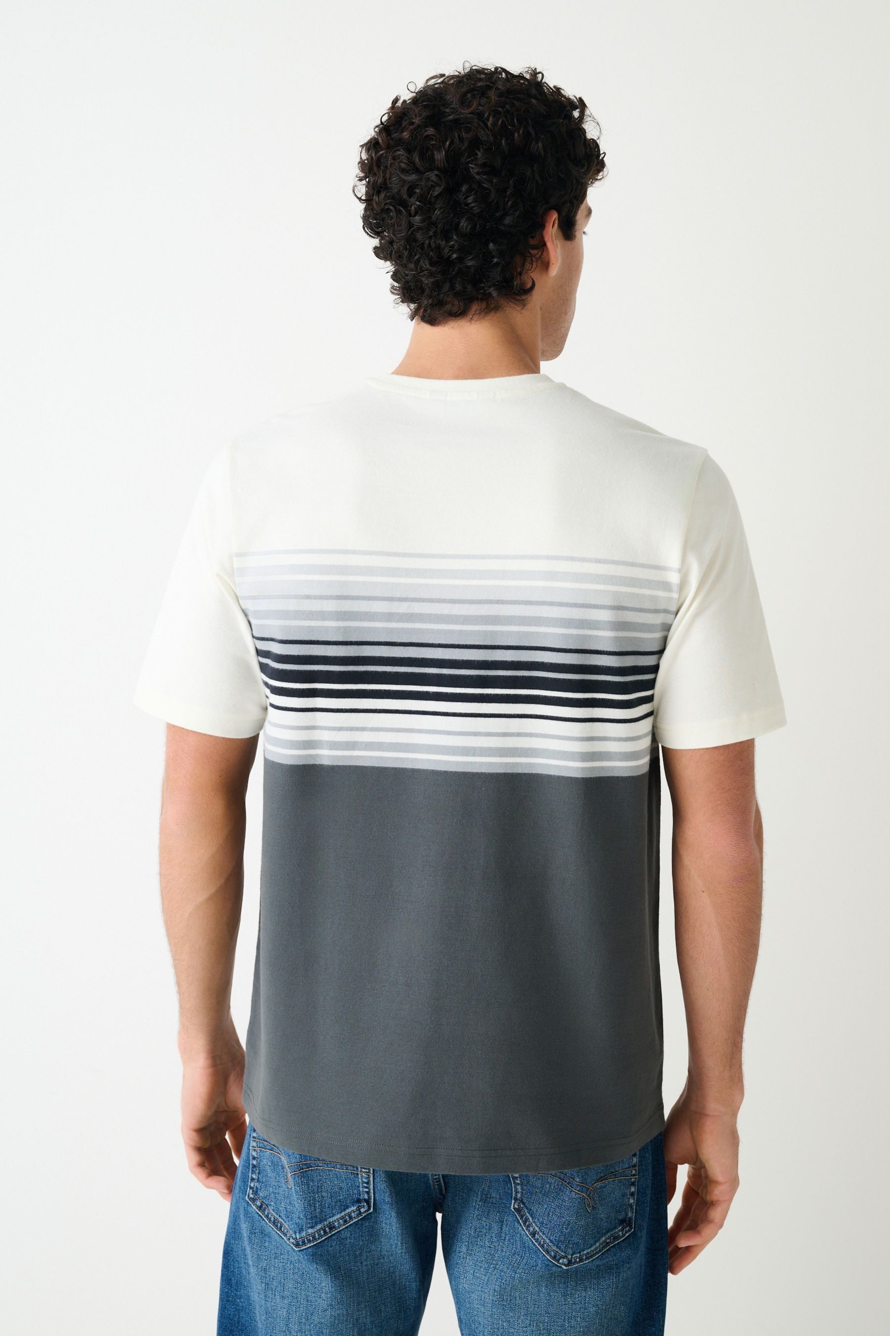 Next T-Shirt T-Shirt in Blockfarben (1-tlg)