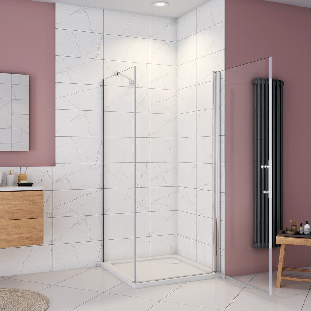 duschspa Eckdusche 195cm Eckeinstieg Duschkabine Duschabtrennung günstig online kaufen