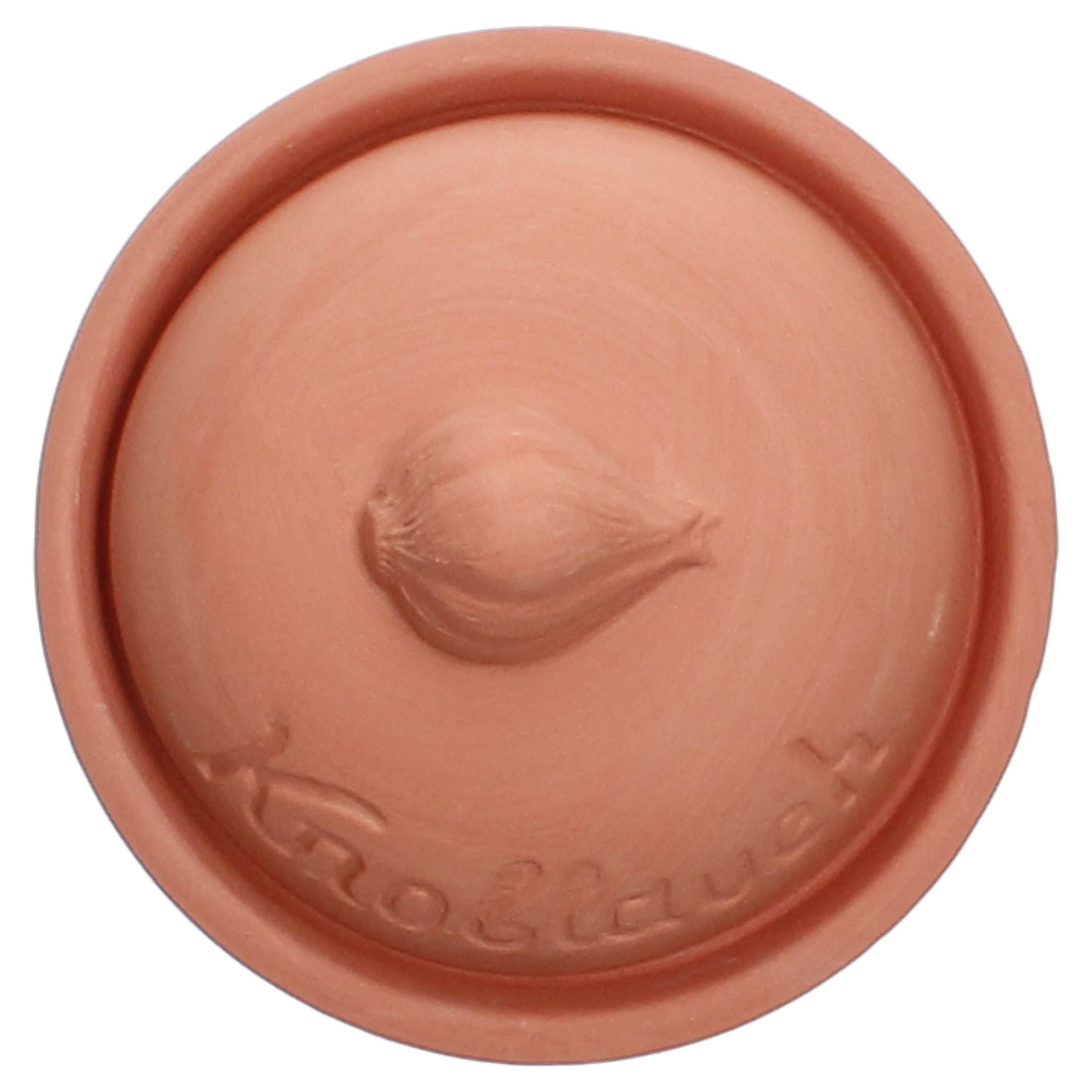 MamboCat Vorratsglas Terra Knoblauchtopf mit Deckel Ø 12,8cm Terrakotta Aufbewahrungsbox, Ton – Bild 4 von 5
