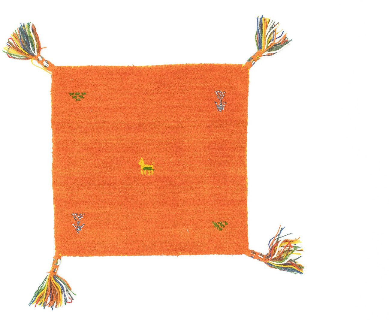 morgenland Wollteppich Gabbeh Teppich Agra, quadratisch, günstig online kaufen