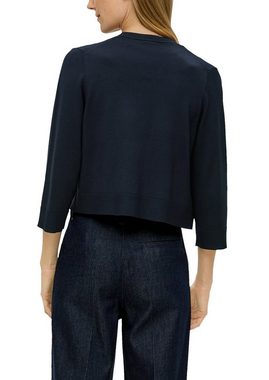 s.Oliver BLACK LABEL Bolero in offener Form und 3/4 Länge