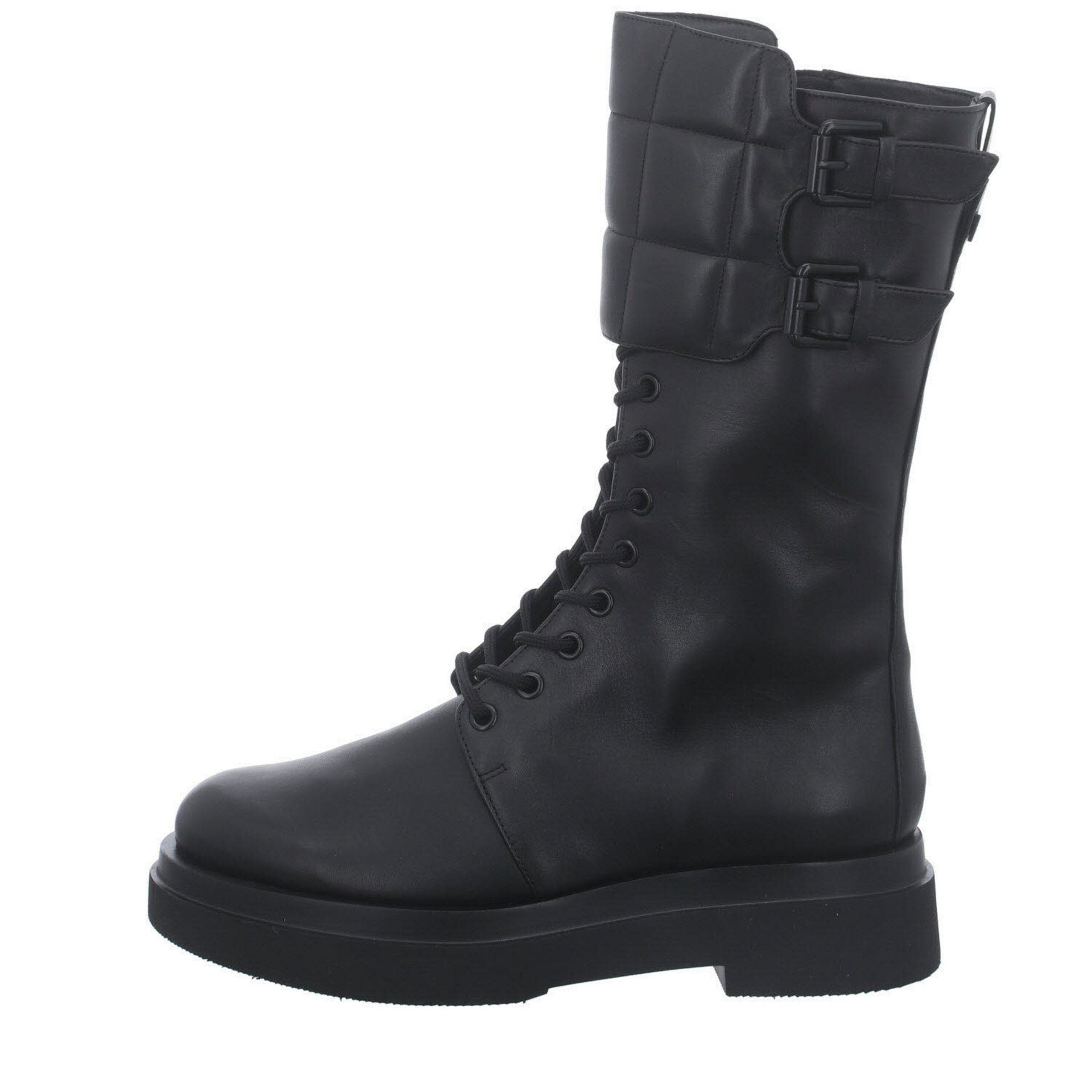 Damen Högl Schuhe Stiefeletten Elegant Boots Glattleder Freizeit Schnürstiefelette