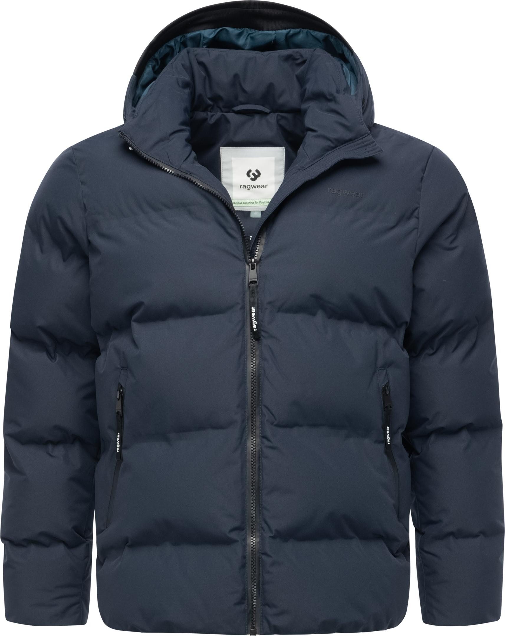Ragwear Winterjacke Norgos Winter Steppjacke mit Kapuze