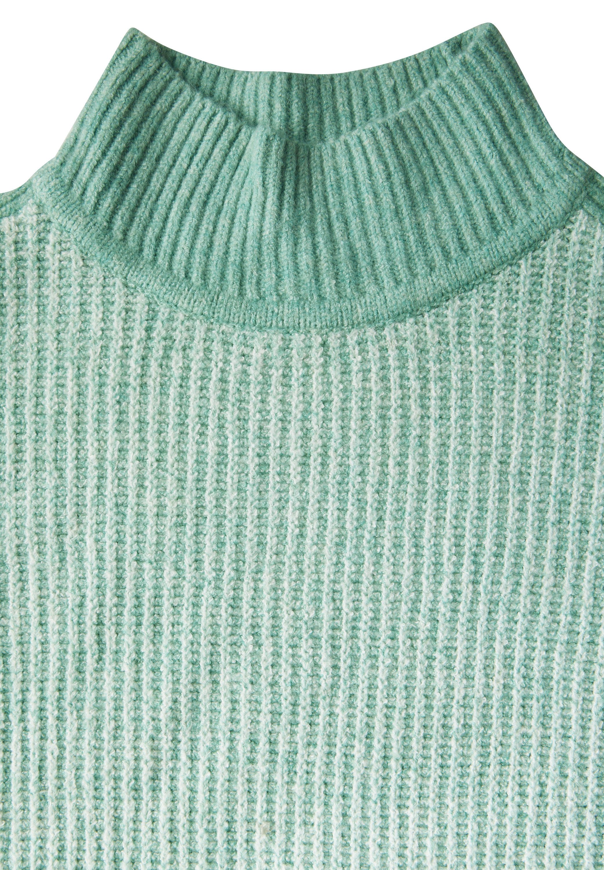 CECIL Rollkragenpullover im Melange Look