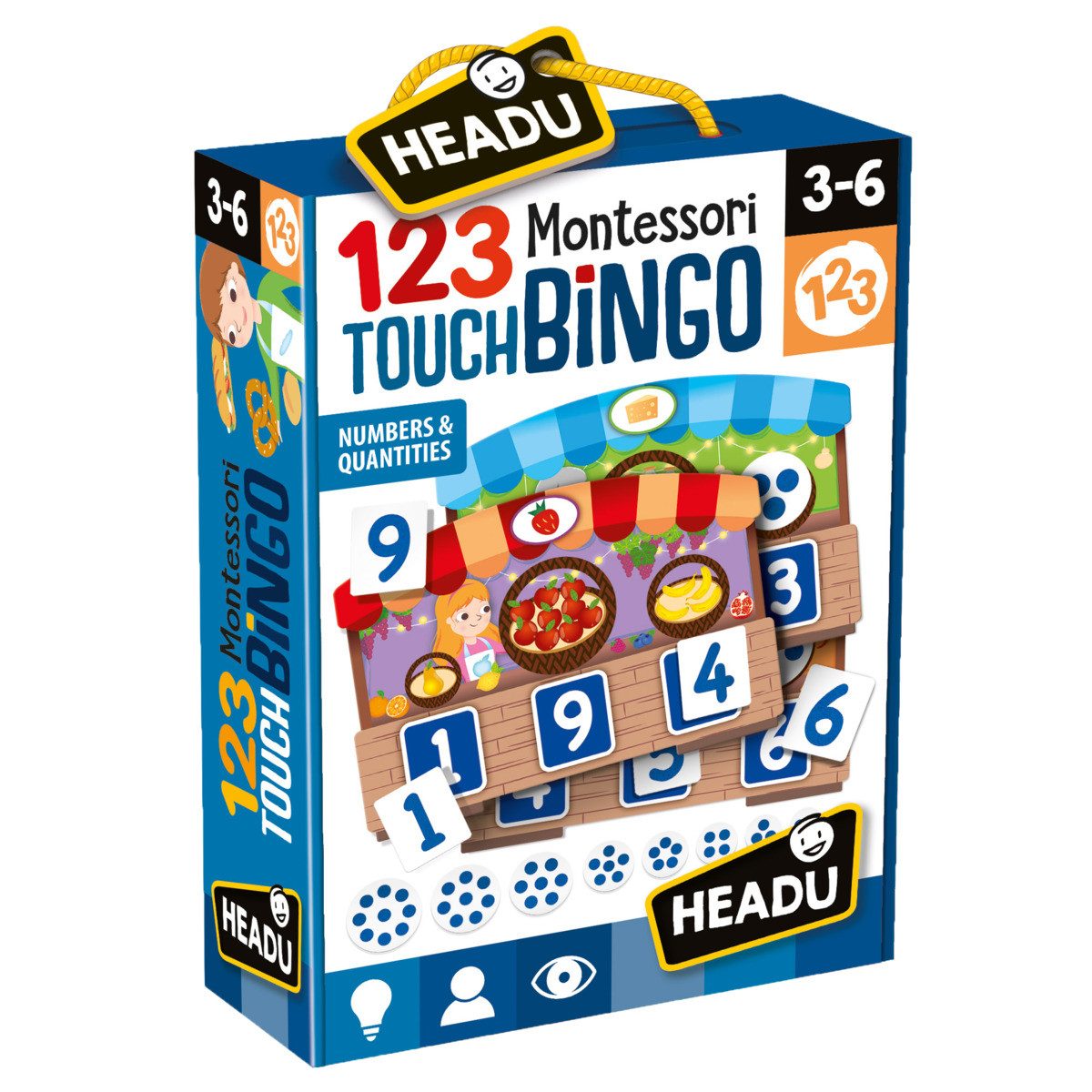 Lernspielzeug Lernspiel Montessori Fühlbingo