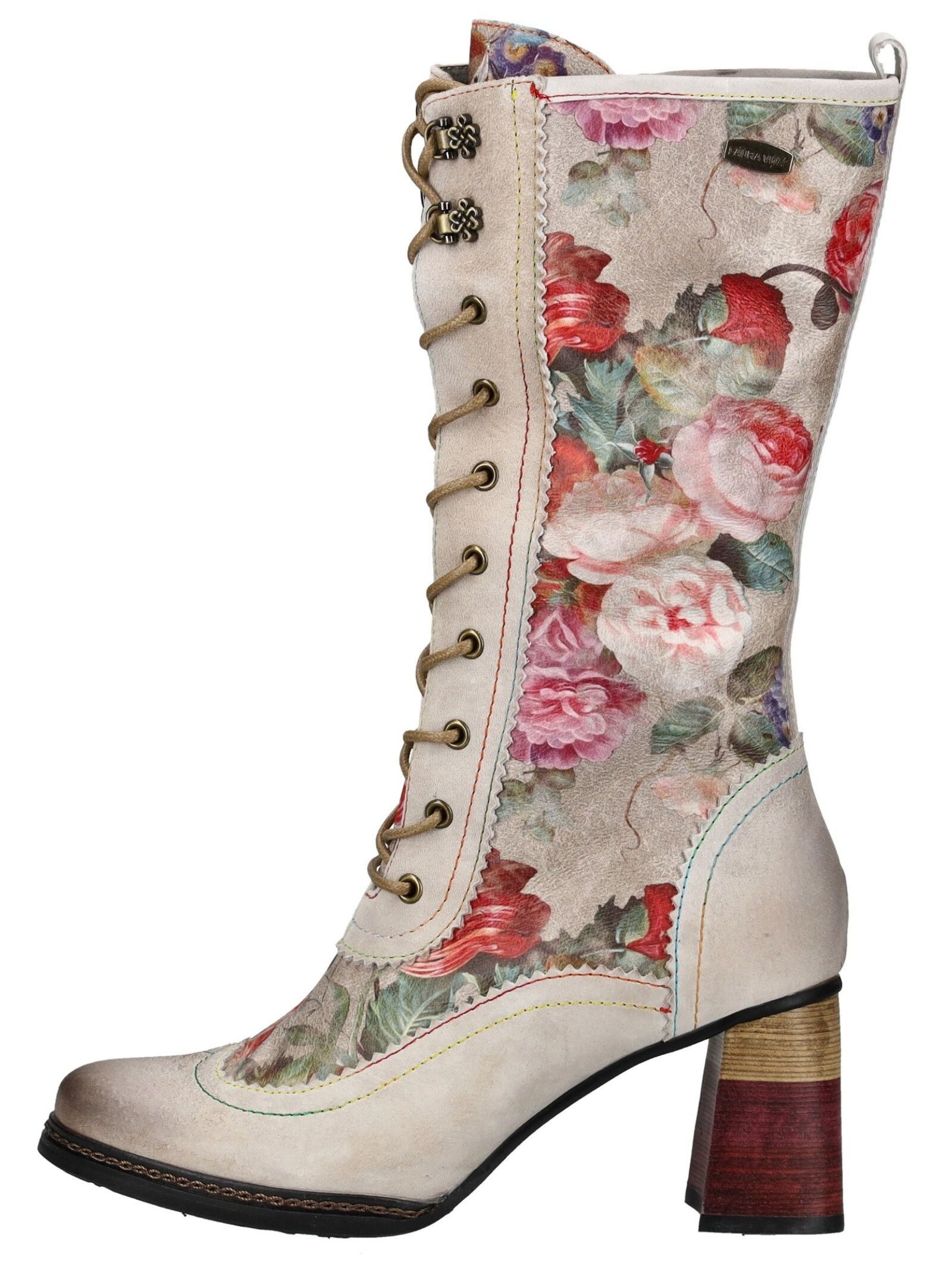 LAURA VITA LAURA VITA Stiefel Leder/Textil Schnürstiefel günstig online kaufen