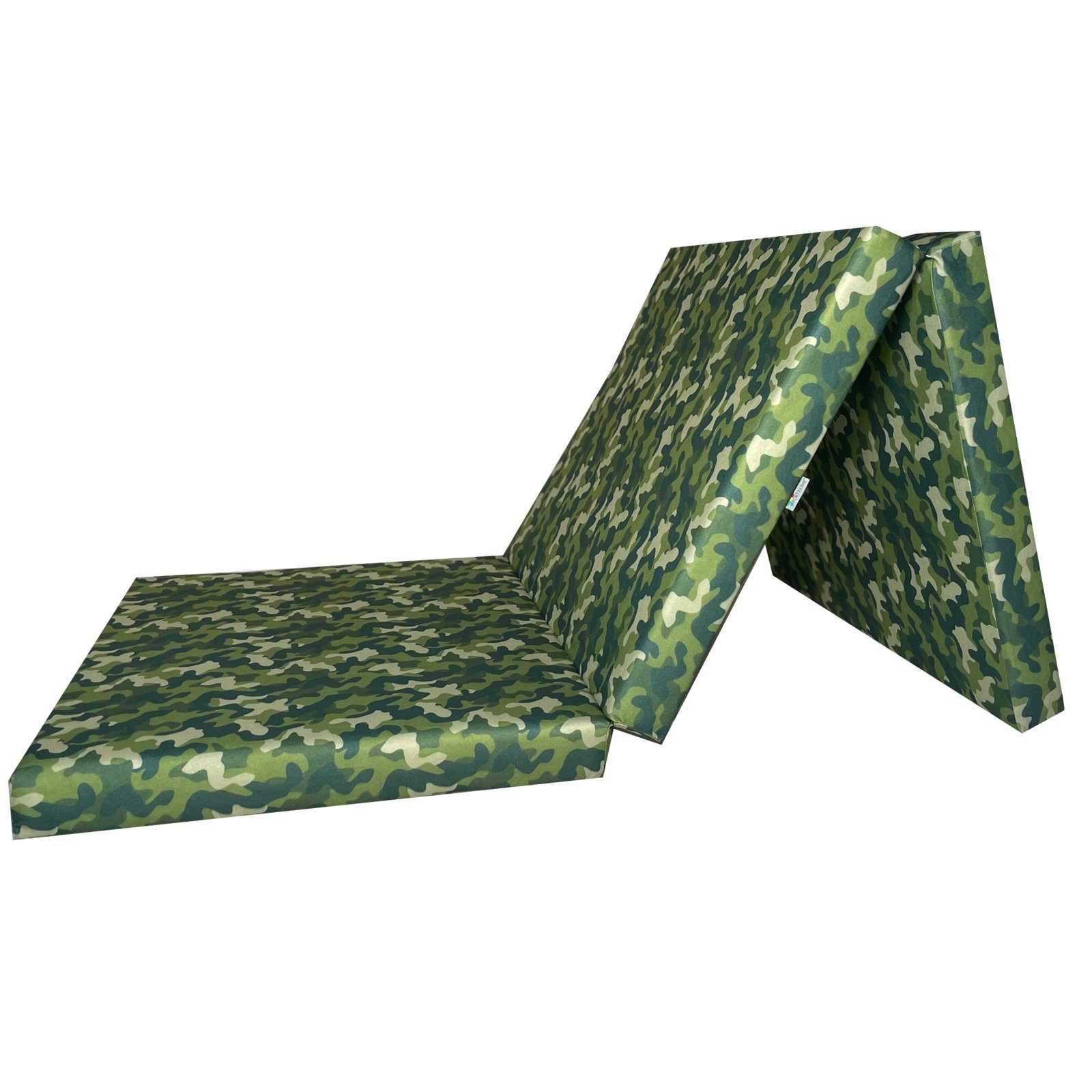 180x65x7cm, Grün Klappmatratze Klappmatratze - FORTISLINE "CAMO" Gästematratze M