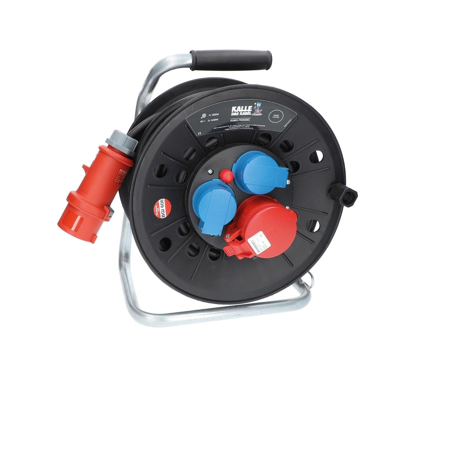 KALLE DAS KABEL Kalle Kabeltrommel CEE 400V 16A 1,5mm² IP44 25 Meter Kabelt günstig online kaufen