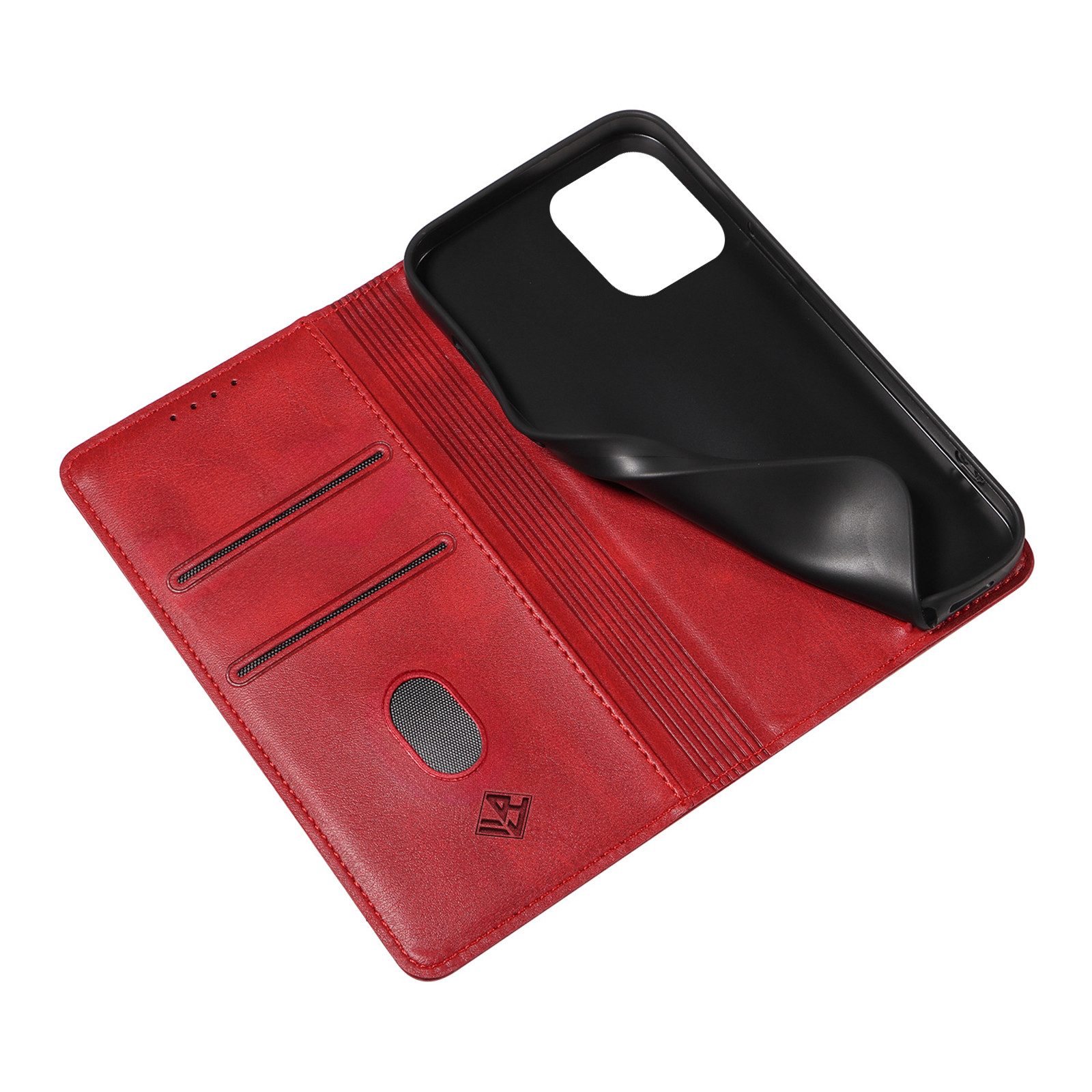 Tec-Expert Handyhülle Tasche Hülle für Apple iPhone 11 6.1 Zoll, 6.1", Cover Klapphülle Case mit Kartenfach Fliphülle aufstellbar