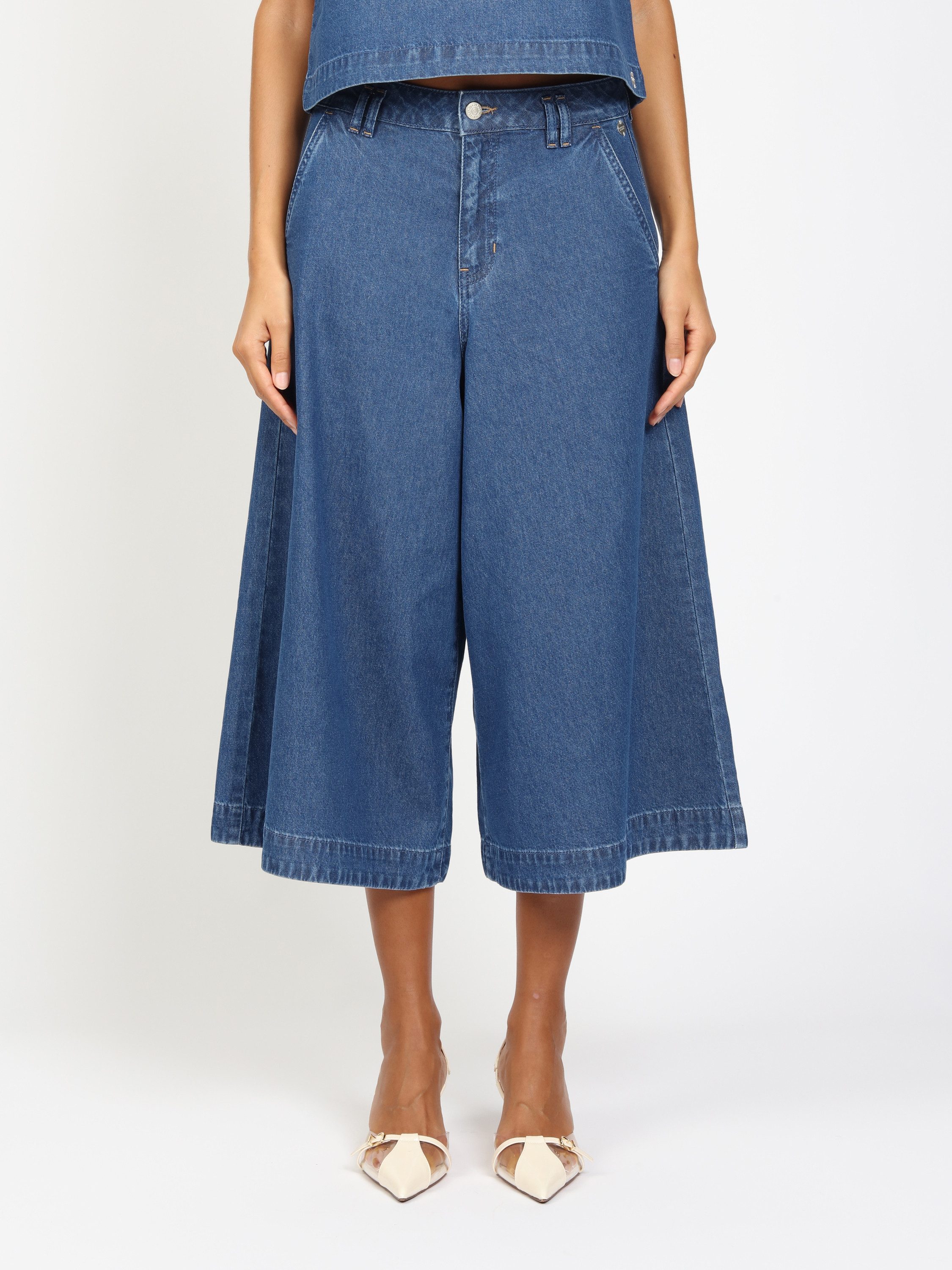 GANG Weite Jeans GANG Jeans Wide Fit 94SCALA CULOTTE günstig online kaufen