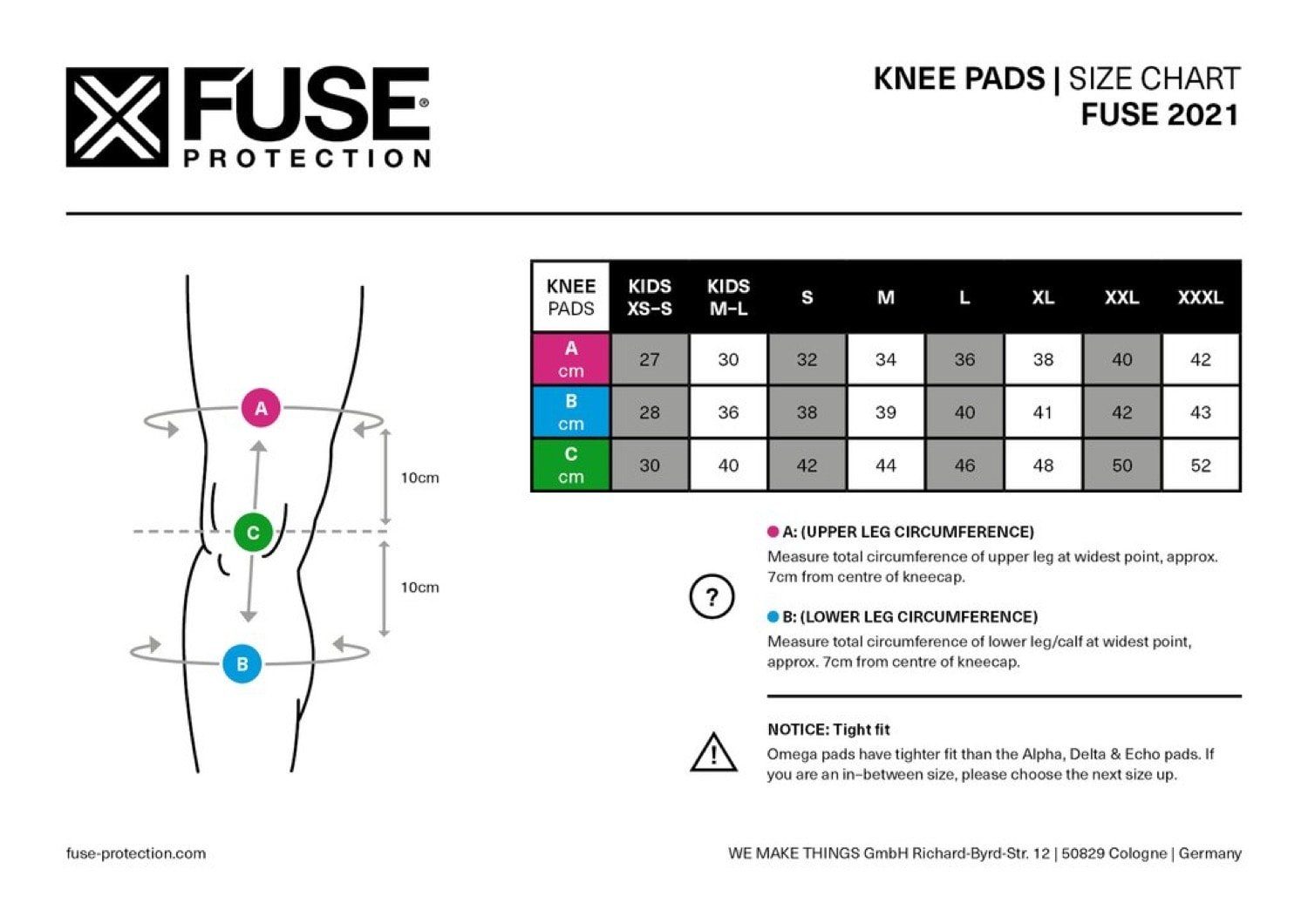 Protection FUSE Knie- Protektoren-Set Protection Schienbeinschon und FUSE Echo 100