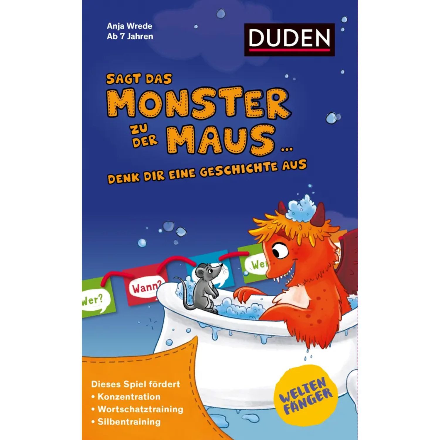 Duden Spiel Weltenfänger: Sagt das Monster zu der Maus... (Kinderspiel)