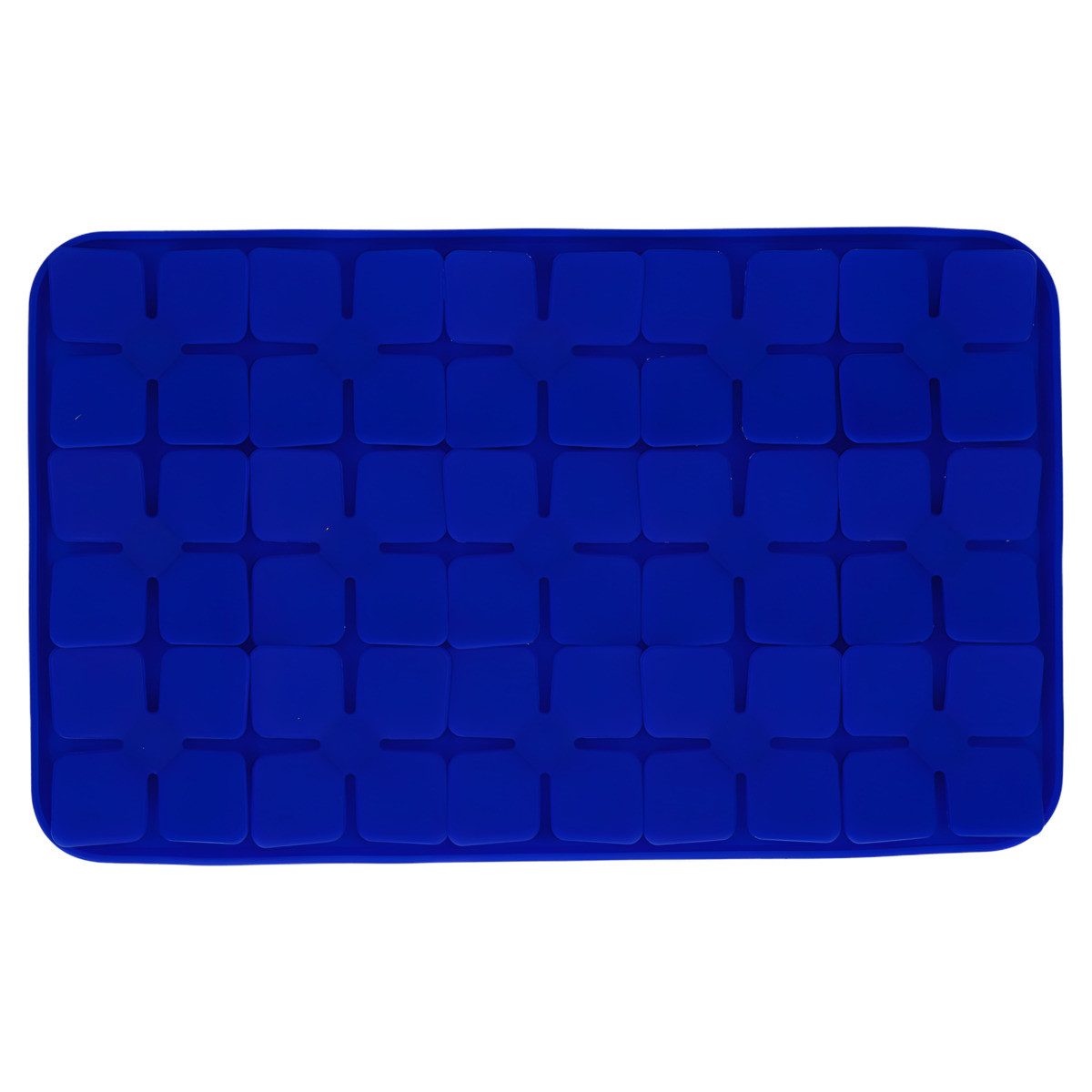 EAT SLOW LIVE LONGER Antischlingnapf Leckmatte Flower blau