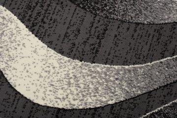 Läufer Läufer Flurläufer Modern für Vorzimmer 80 cm Breit Grau dunkegrau, Mazovia, 80 x 100 cm, Kurzflor, Meterware, Höhe 8 mm, Kurzflor - niedrige Florhöhe
