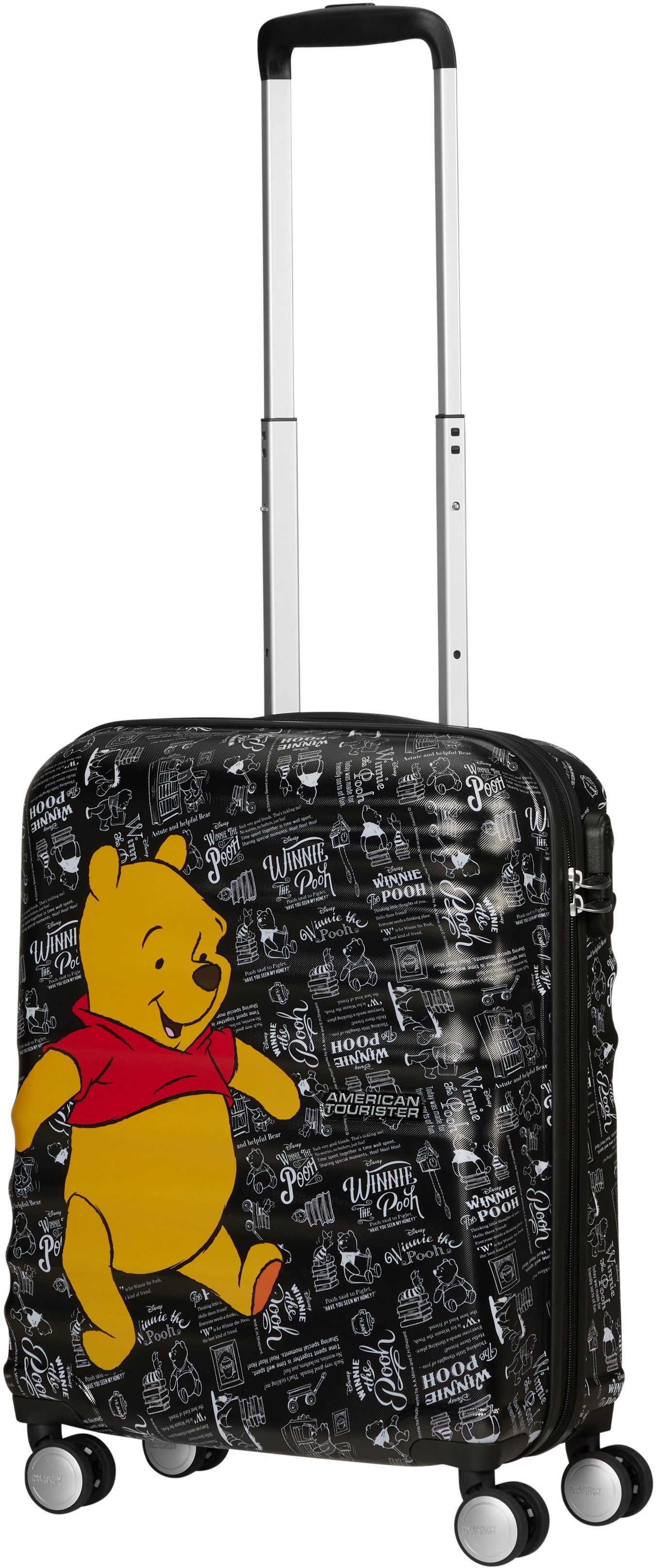 Wavebreaker, teilweise Rollen, Disney 4 Winnie Material The Hartschalen-Trolley recyceltem Tourister® aus Pooh 55 cm, American
