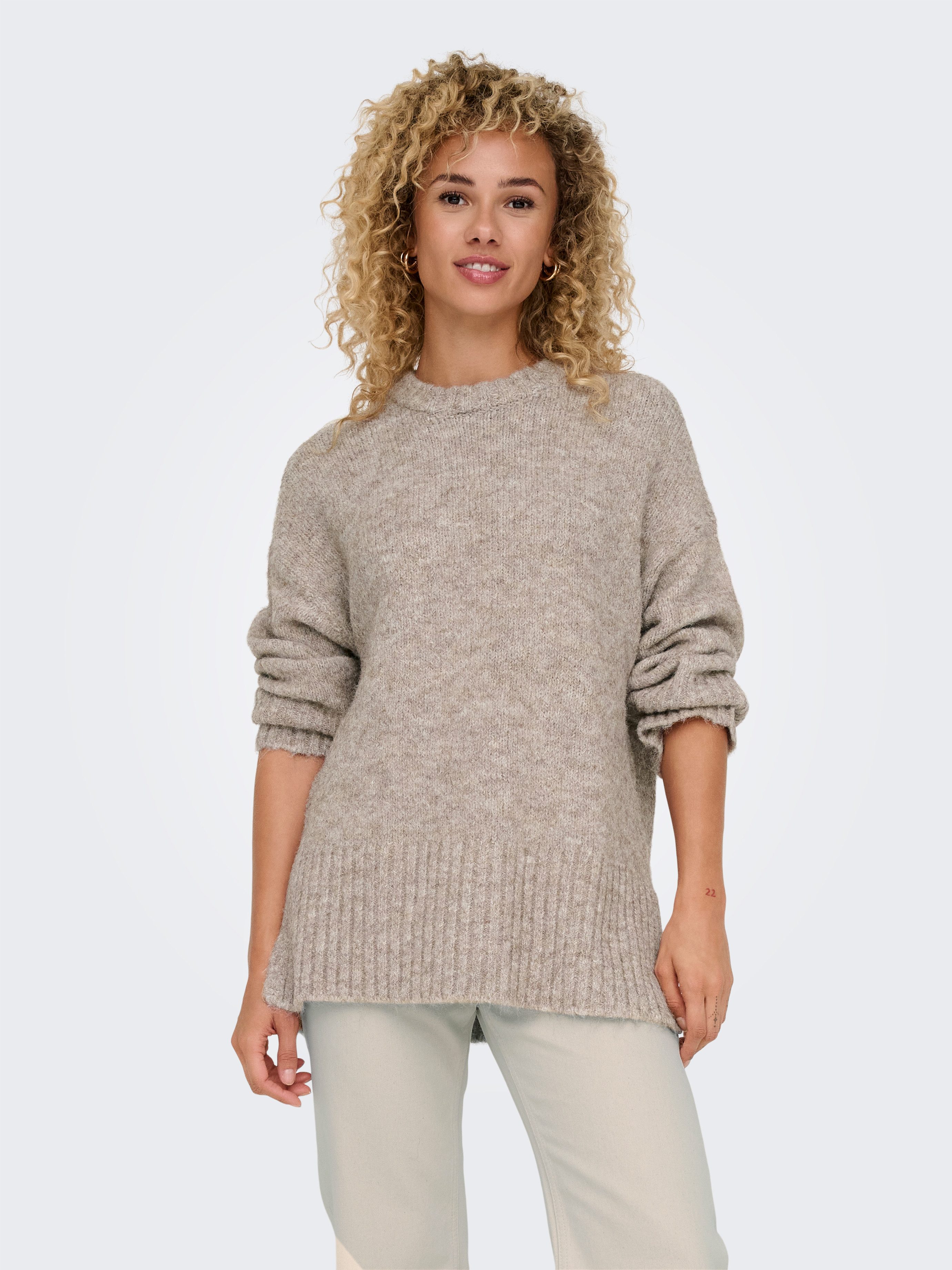 ONLY Rundhalspullover ONLMAGGIE LIFE LS LOOSE günstig online kaufen