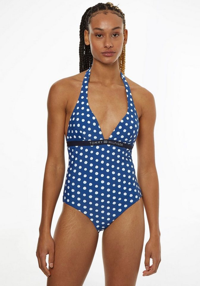 Tommy Hilfiger Swimwear Badeanzug »Cady«, im Punkte Design › blau  - Onlineshop OTTO