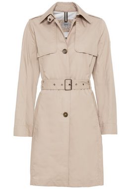 camel active Trenchcoat aus einem Baumwollmix (1-tlg)