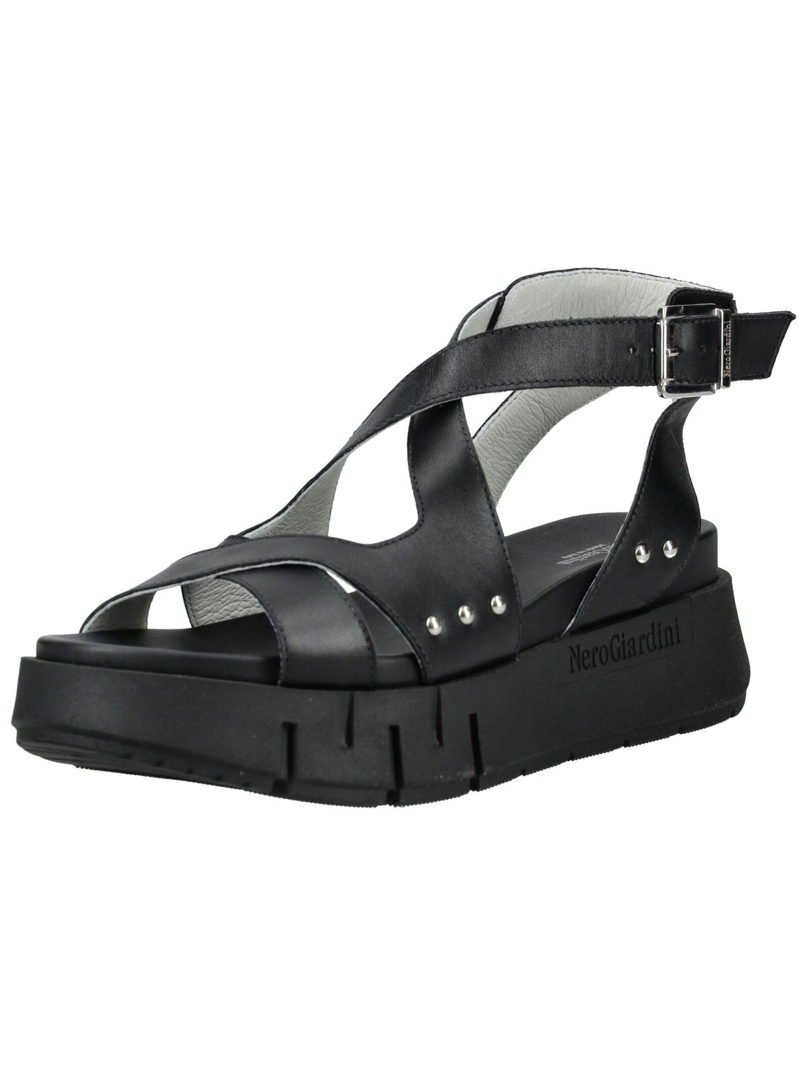 Nero Giardini Sandalen Leder Plateausandaletten
