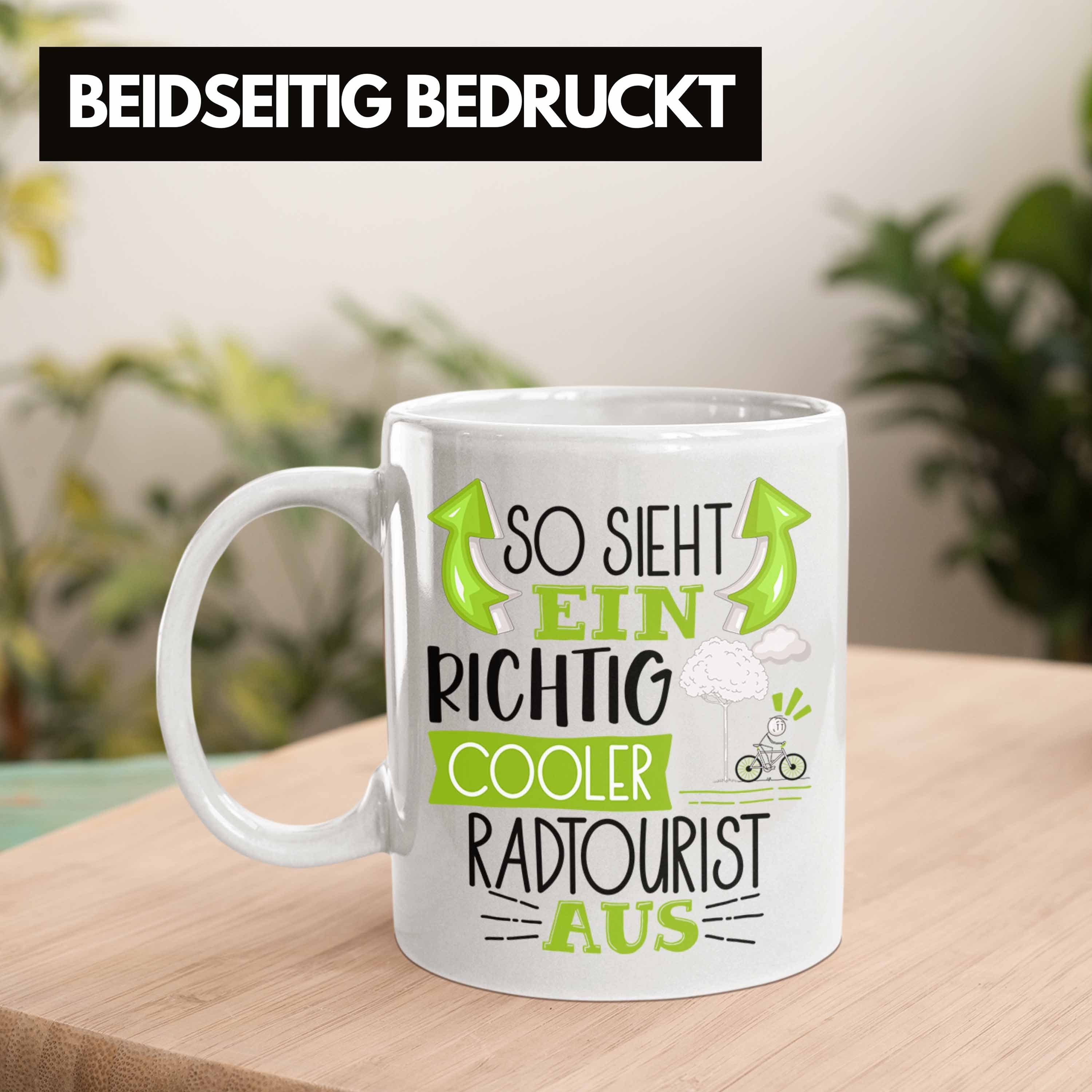 Weiss Aus Tasse Trendation Ein So Cooler Lustiger Sp Sieht Richtig Radtourist Geschenk Tasse