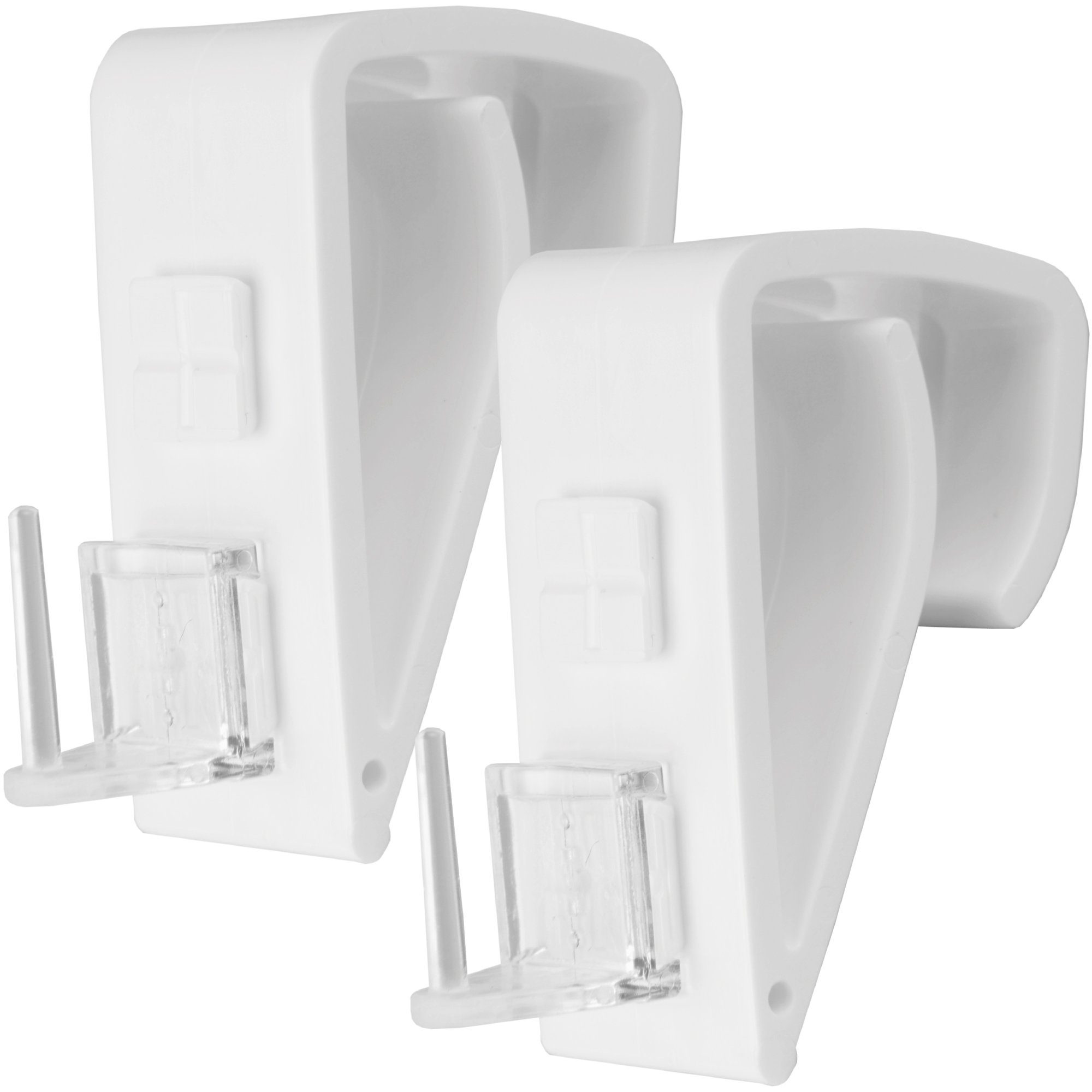 Bestlivings Gardinenstangenhalter Klemmfix Halter, Gardinenstangen, Vorhangstangen, Vitragestangen, (6-St), Klemmträger inkl. Adapter, ohne Bohren, Schrauben od – Bild 4 von 5