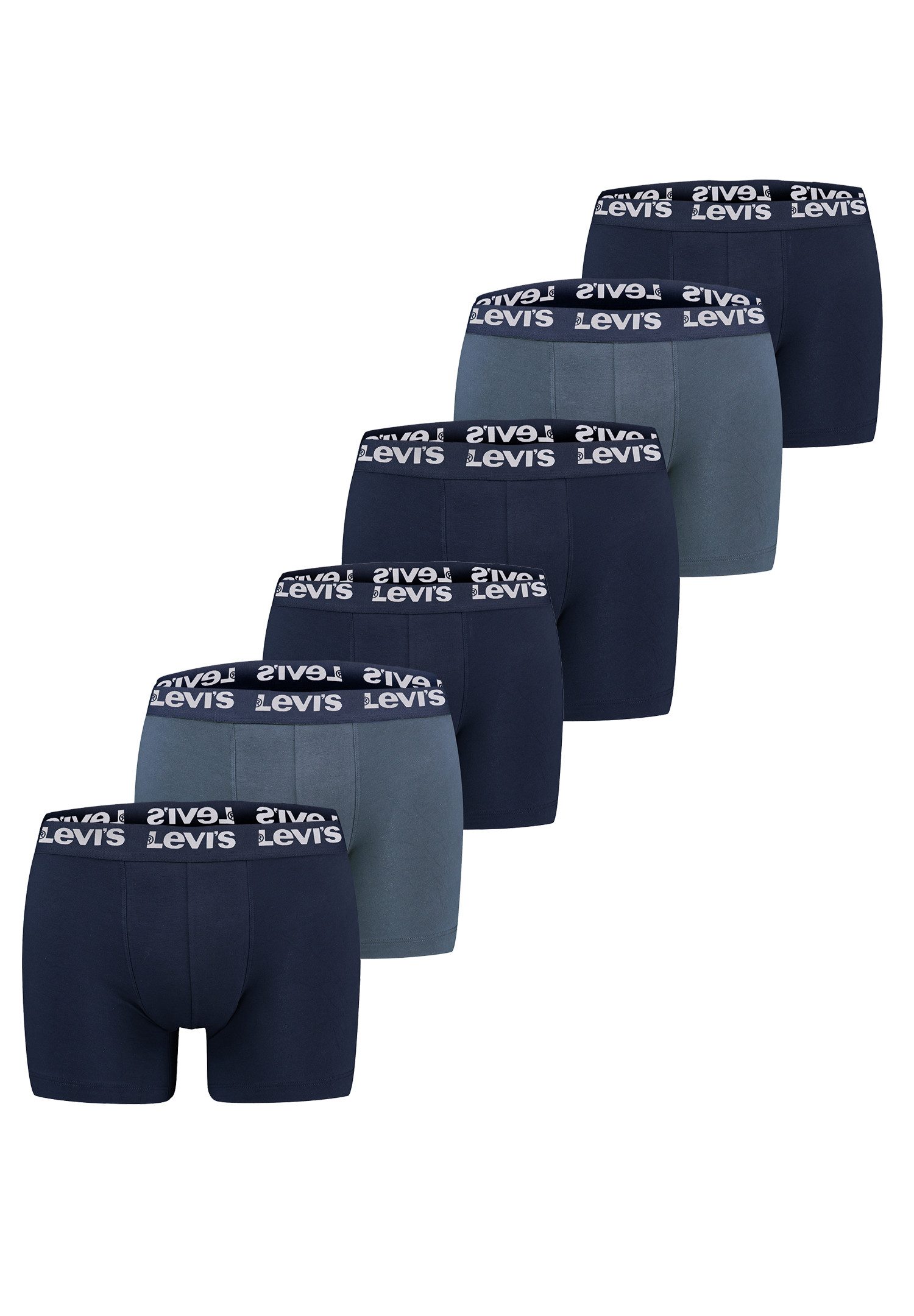 Levi's® Boxershorts LEVIS Men Repeat Logo Boxer 6P (Spar-Pack, 6-St., 6er-Pack)