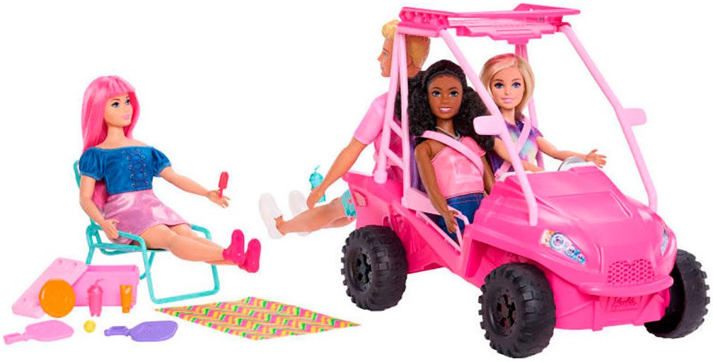 Barbie Spielzeug-Auto Barbie Mysteries: Mission Strand Ultimativer Strand-B günstig online kaufen