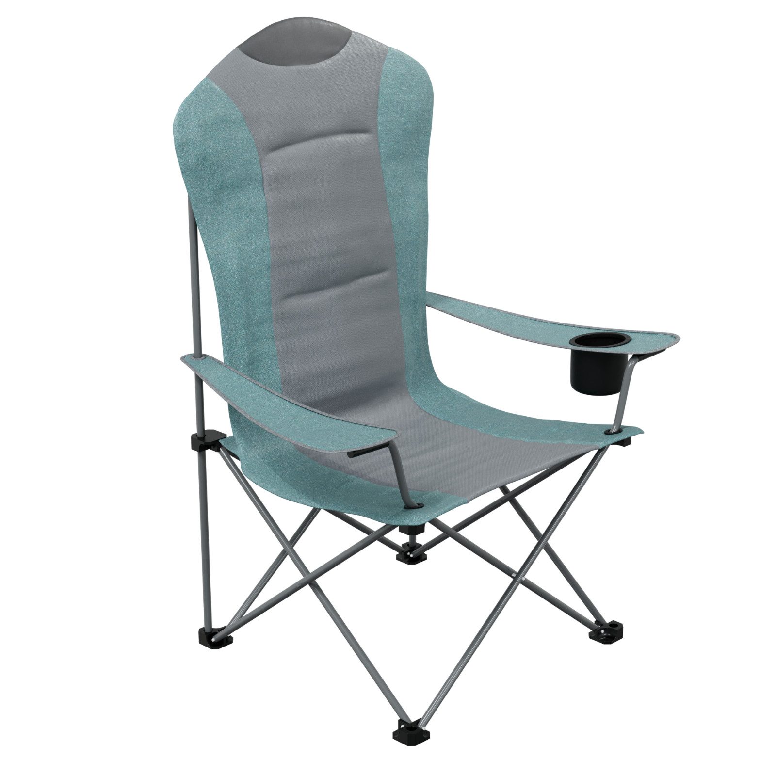 Campingstuhl Türkis Klappstuhl Angelstuhl Outdoorstuhl Faltstuhl Armlehne Getränkeh