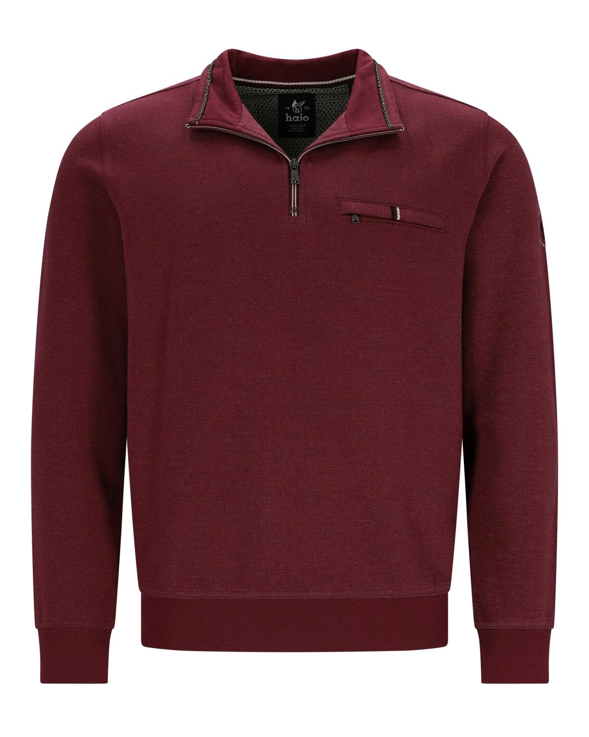 Hajo Sweatshirt Leichtsweatshirt mit Modal in leichter Melangeoptik günstig online kaufen